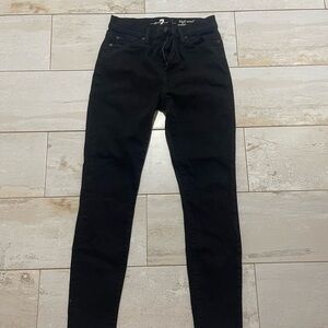7 For All Mankind Jet Black Denim
